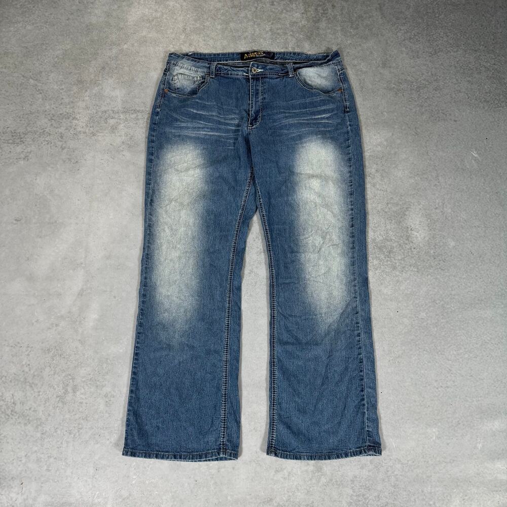 Vintage Angels Jeans Bootcut Blue Denim Stretch Flare Womens Jeans Size: 22